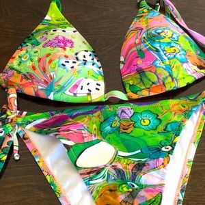 COPY - NWOT Genius Embellished Italian Bikini.